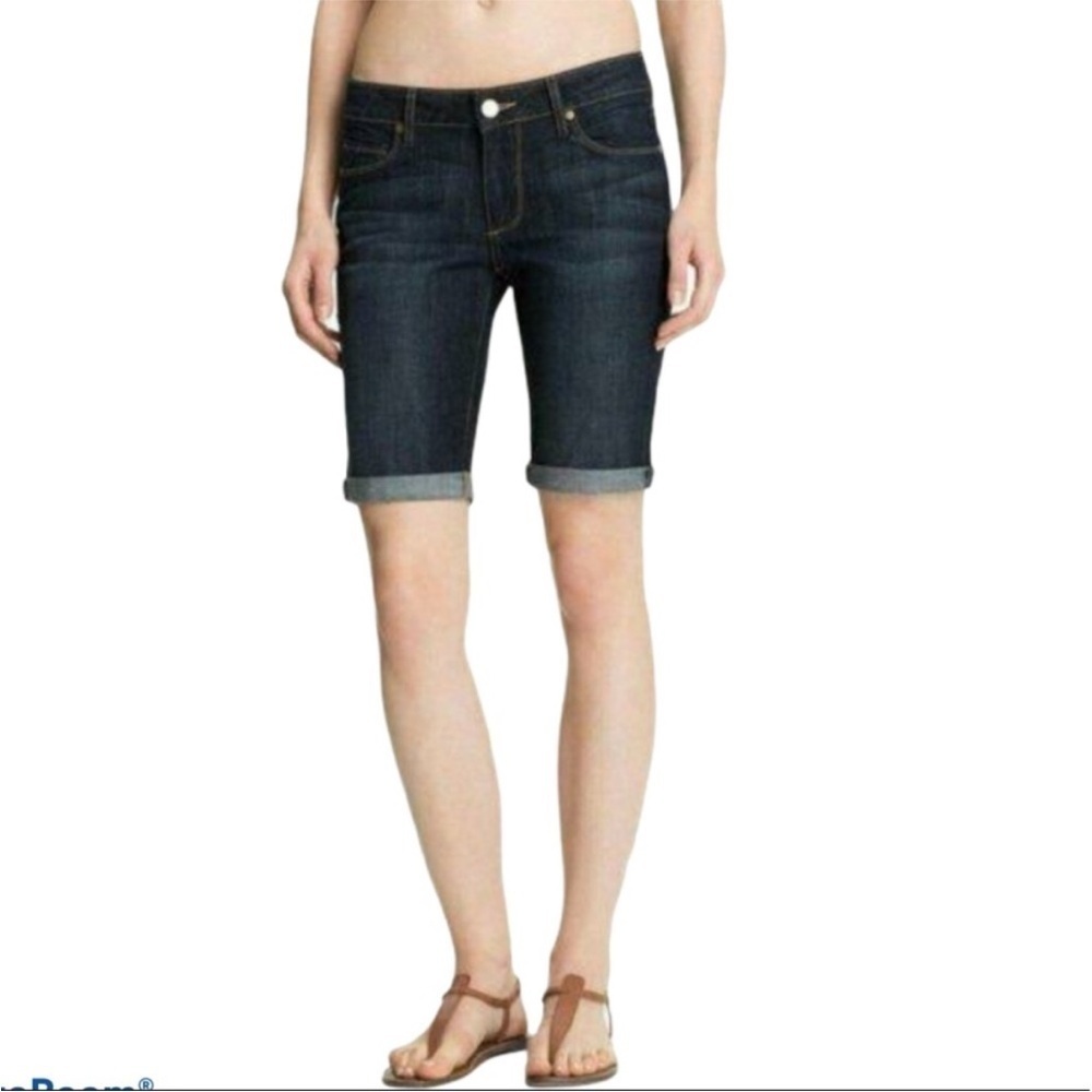 Paige Kayla Bermuda Shorts Fray Rolled hem 27